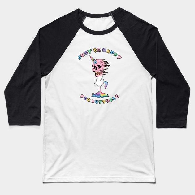 BUTTHOLES Baseball T-Shirt by Mey X Prints